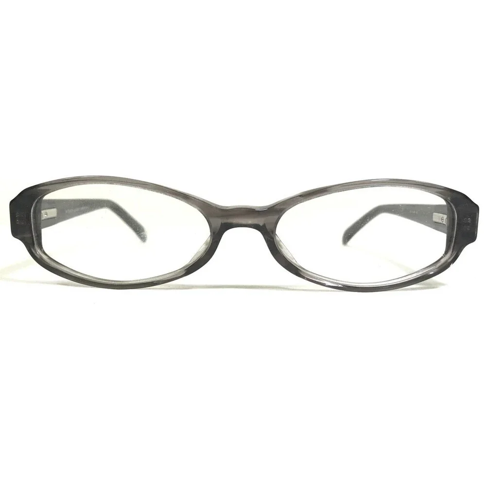Ralph Lauren Eyeglasses Frames RL1387 EE2 Clear Horn Gray Oval 50-18-135